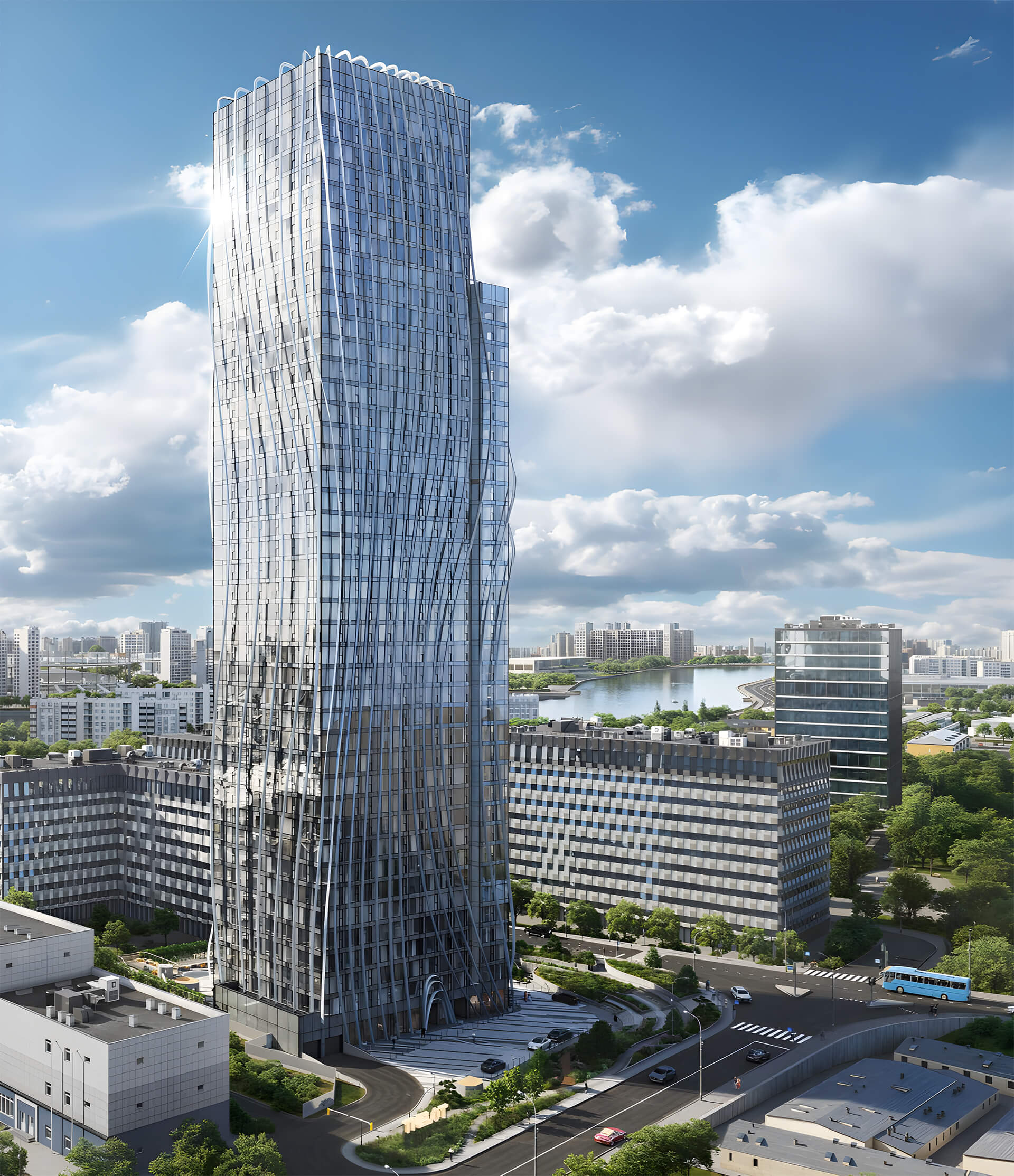 Благоустройство ЖК The LOT by Akvilon